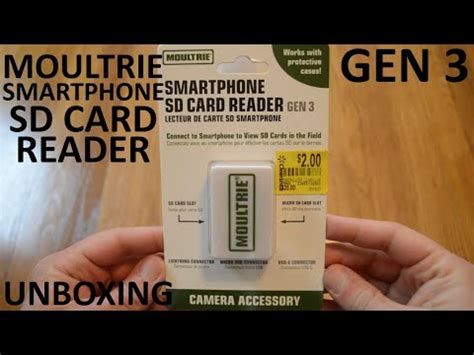 open-smart sd card site youtube.com|Unboxing Moultrie Smartphone SD Card Reader Gen 3 .